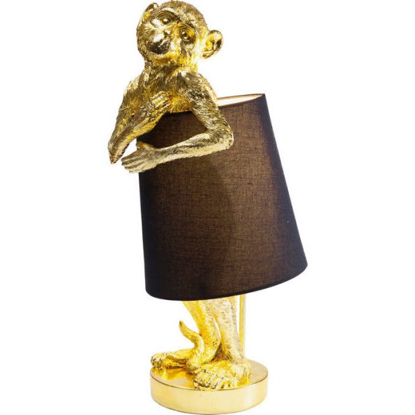 Stolna lampa Animal Monkey Gold Black