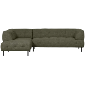 Kutna sofa LLOYD COARSE WOVEN GREEN MELANGE lijeva