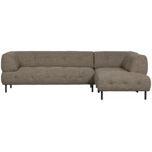 Kutna sofa LLOYD COARSE WOVEN DARK BROWN MELANGE desna