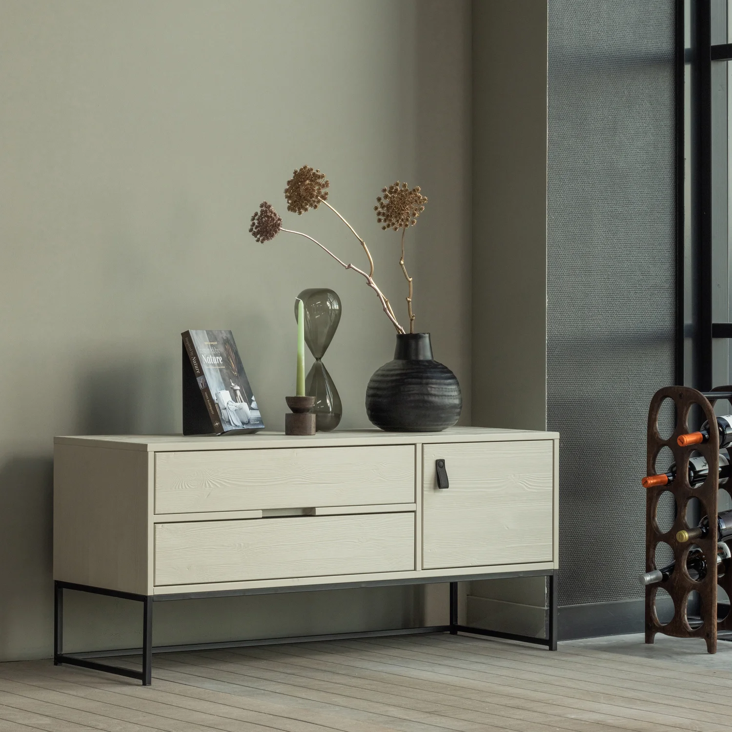 TV komoda SILAS 120CM PINE DUST [fsc] - Slika 7