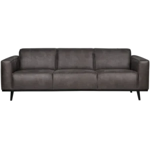 Trosjed STATEMENT ECOLEATHER DARK GREY