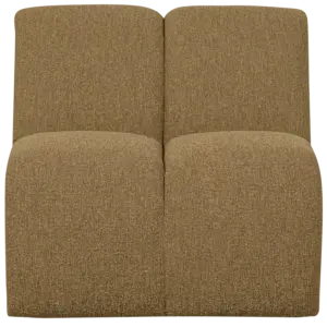 Fotelja Mojo bouclé yellow/brown
