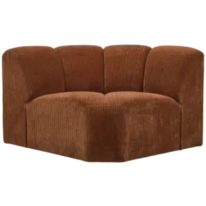 Kutni element Mojo rust brown, rebrasti