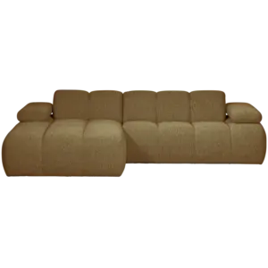 Kutna sofa Mojo lijeva, yellow/brown melange