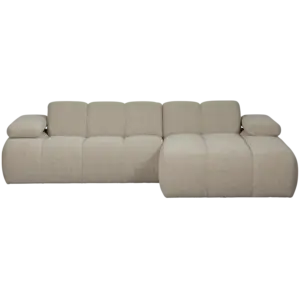 Kutna sofa Mojo desna, beige melange