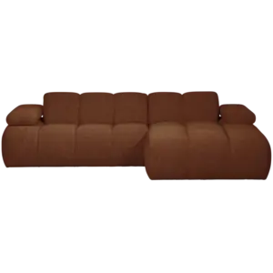 Kutna sofa Mojo desna, rust brown melange
