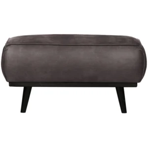 Klupa STATEMENT ECOLEATHER DARK GREY