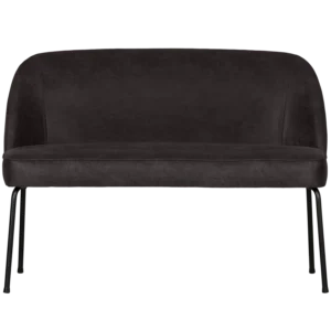 Klupa VOGUE ECOLEATHER BLACK