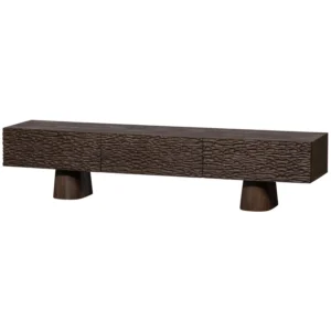 TV komoda CRUMBLE, mango wood dark brown