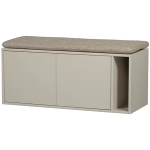 Klupa SETTLE down, 108cm pine dust [fsc] sa jastukom