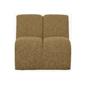Fotelja Mojo bouclé yellow/brown
