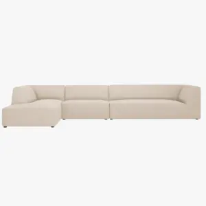 Lijeva kutna sofa Ruby, 5 sjedala