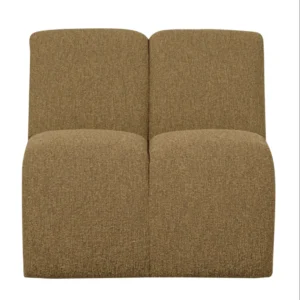 Fotelja Mojo bouclé yellow/brown